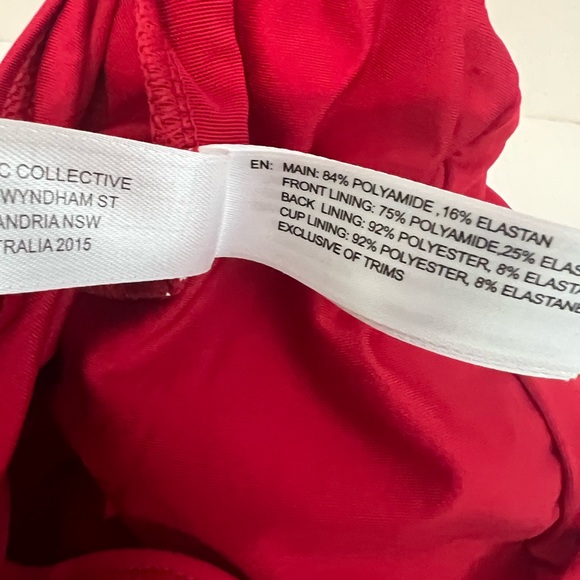 City Chic Women's Plus Lily Underwire One Piece SwimwearSalsa NWT - Picture 10 of 10